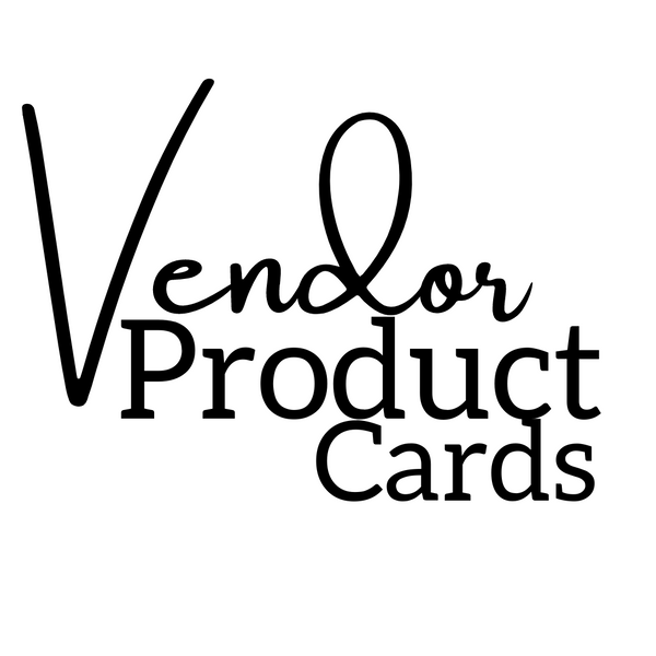 Vendor Product Cards